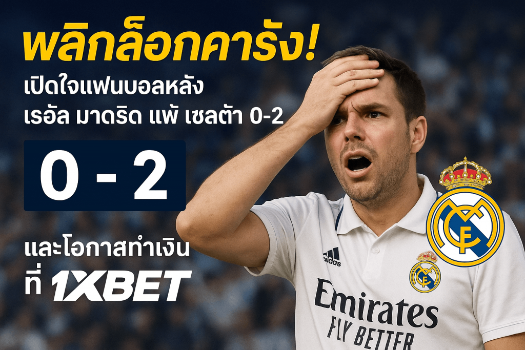 เรอัล มาดริด แพ้ เซลต้า 0-2