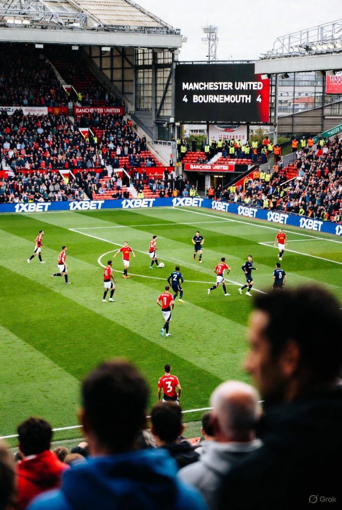 แมนยู เสมอ บอร์นมัธ 4-4